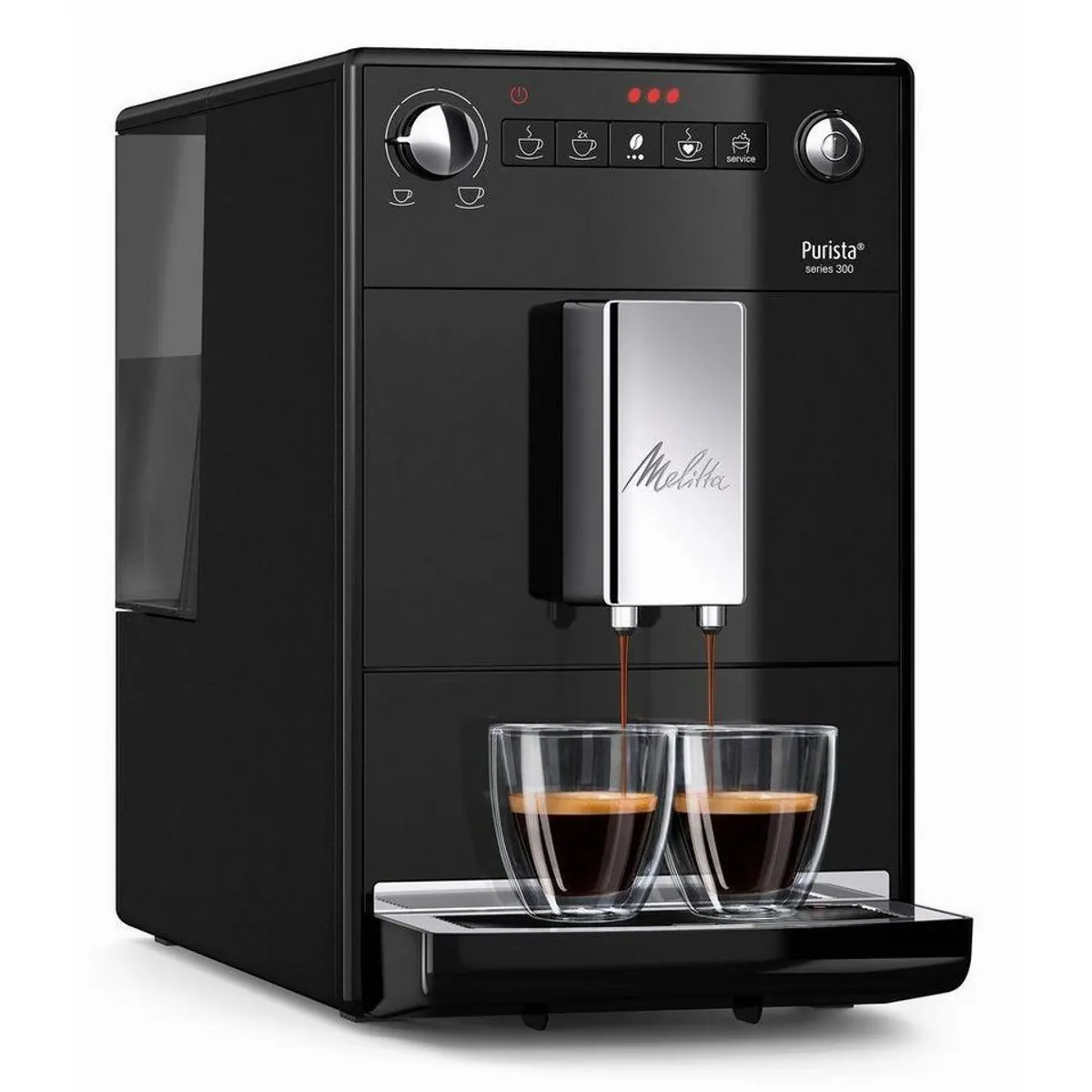 Melitta Purista F230-102 Kaffeevollautomat, kompakt, leise, Lieblingskaffee-Funktion