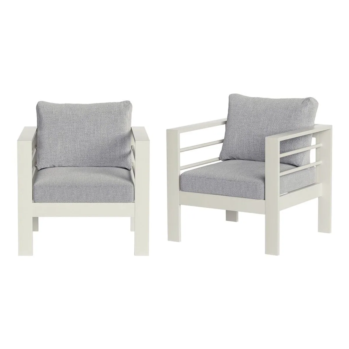 MeXo Gartenlounge-Set XXL, modernes Design, wetterfest, komfortable Kissen