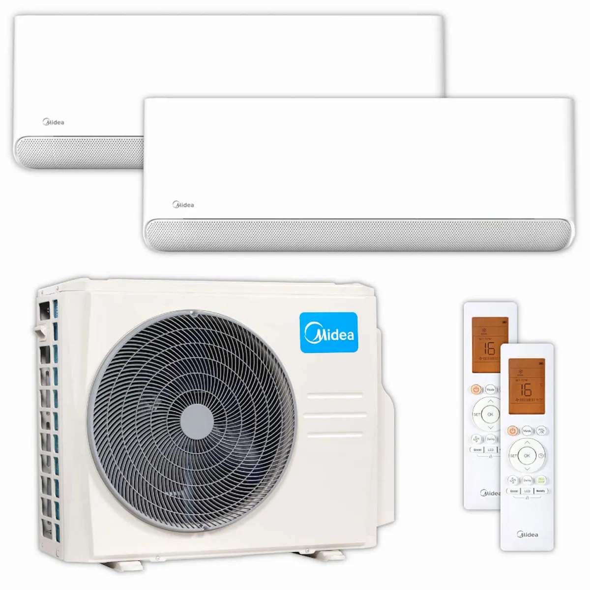 Midea Klimagerät MSCB1BU-09HRFN8-ME, Multisplit-System mit Wärmepumpe und leiser Betriebsweise