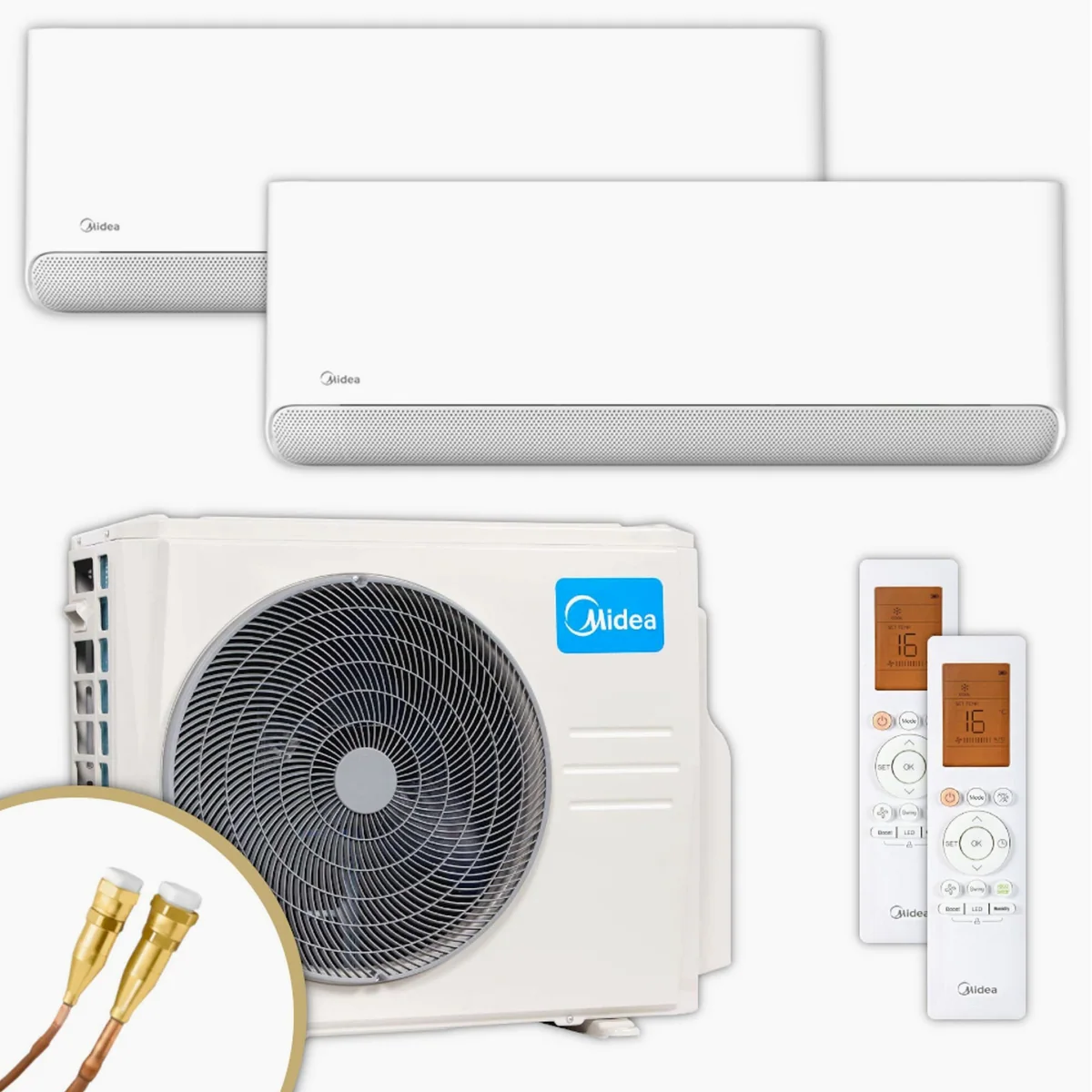Midea Klimagerät MSCB1BU-09HRFN8-ME, effiziente Kühlung & hochwertige Wärmepumpe