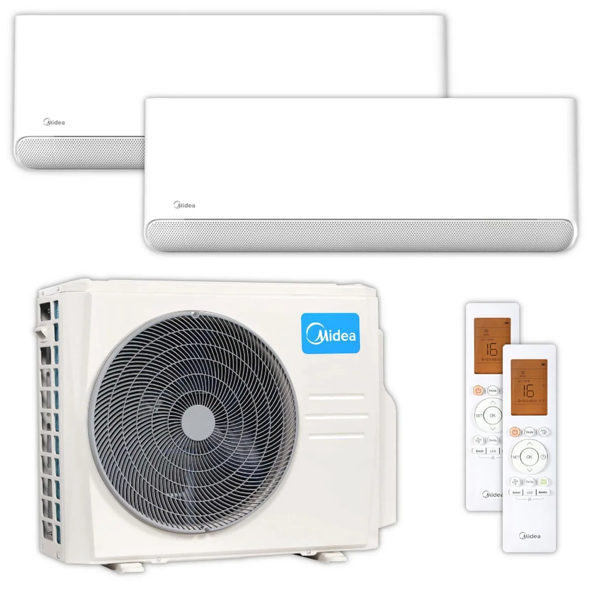 Midea MSCB1BU-09HRFN8-ME, Multisplit-Klimaanlage, leiser Betrieb, Wärmepumpenfunktion