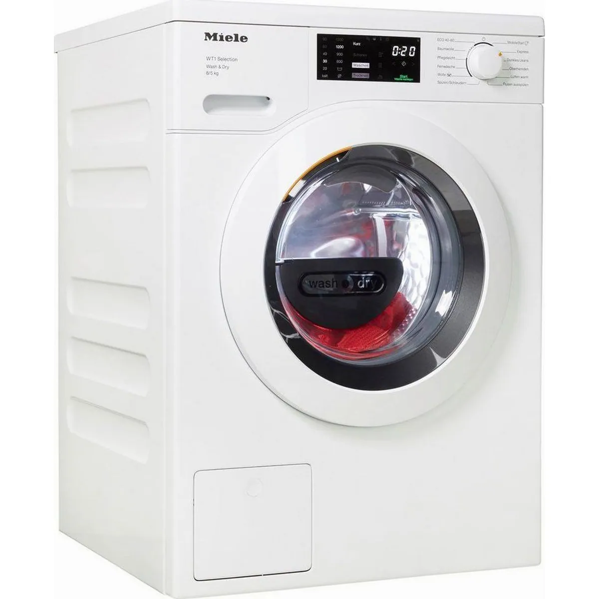Miele WTD163 WCS Waschtrockner, 8 kg Waschen, 5 kg Trocknen, App-Steuerung