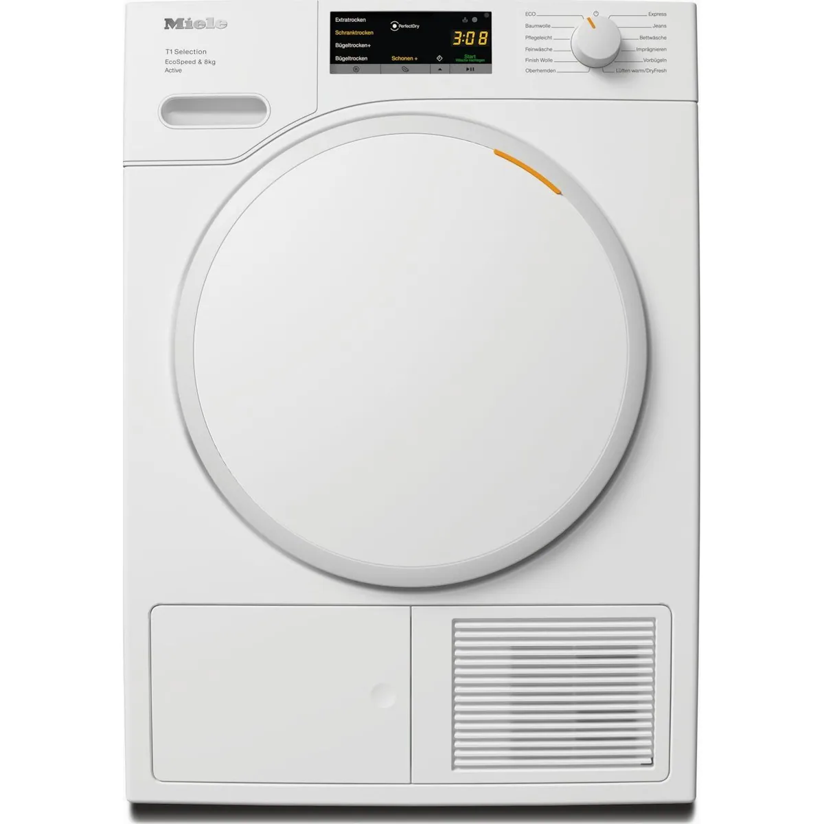 Miele TSA523WP Wärmepumpentrockner, 8 kg Kapazität, langlebige Technologie