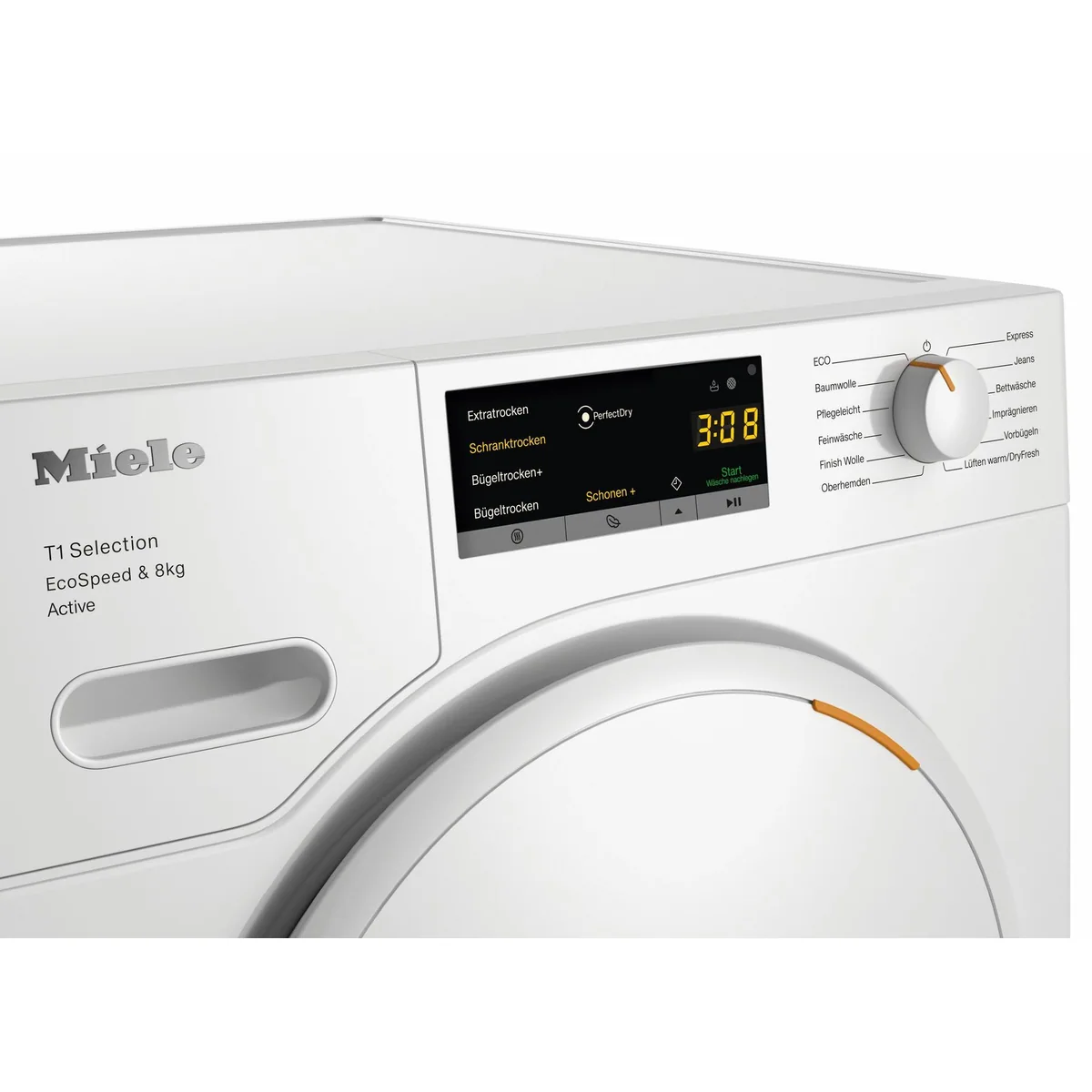 Miele TSA523WP Wärmepumpentrockner, 8 kg Kapazität, langlebige Technologie 3