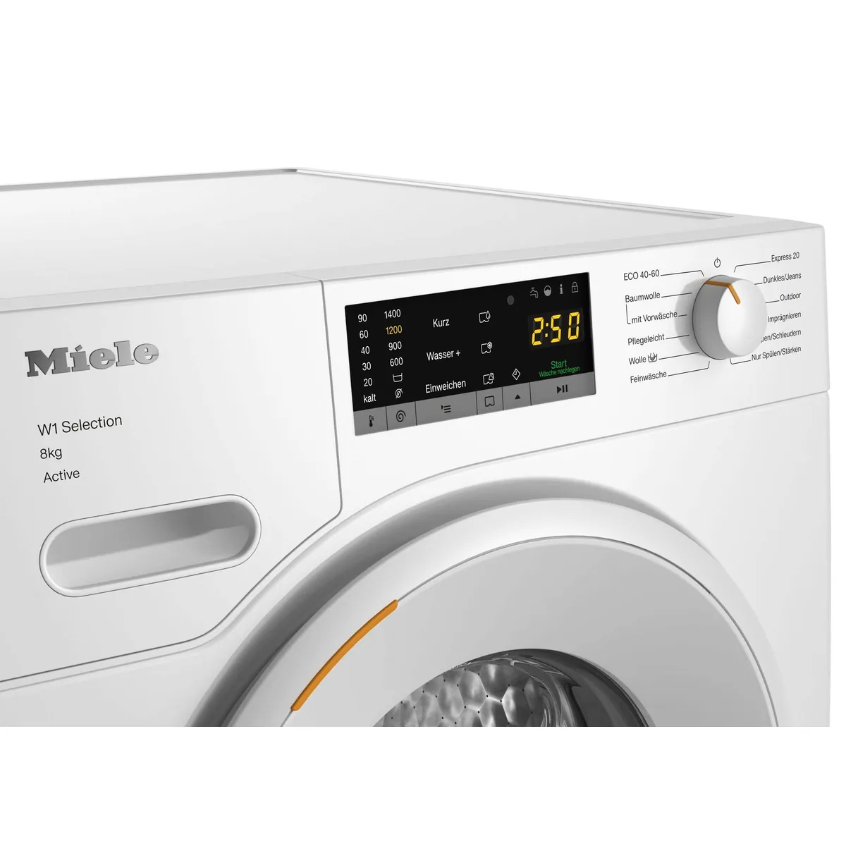 Miele WSA123 WCS 8kg Active, 8 kg Fassungsvermögen, 1400 U/min, 25 Jahre Motorgarantie 3