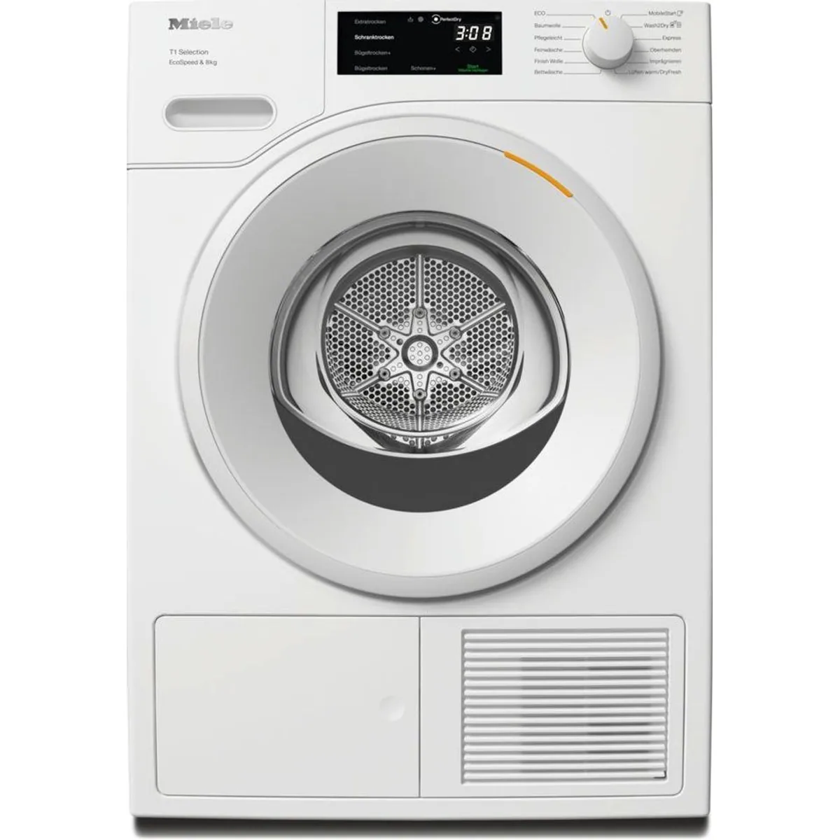 Miele TSC643WP Wärmepumpentrockner, EcoSpeed & 8 kg Kapazität — Langlebigkeit, Effizienz, Premium-Wäschepflege 2