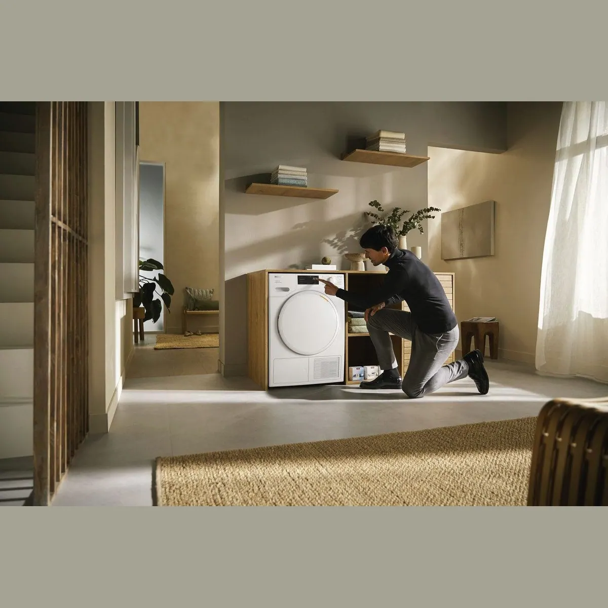 Miele TSB643WP EcoSpeed Wärmepumpentrockner, 8 kg Fassungsvermögen, 25 Jahre Motorgarantie 4