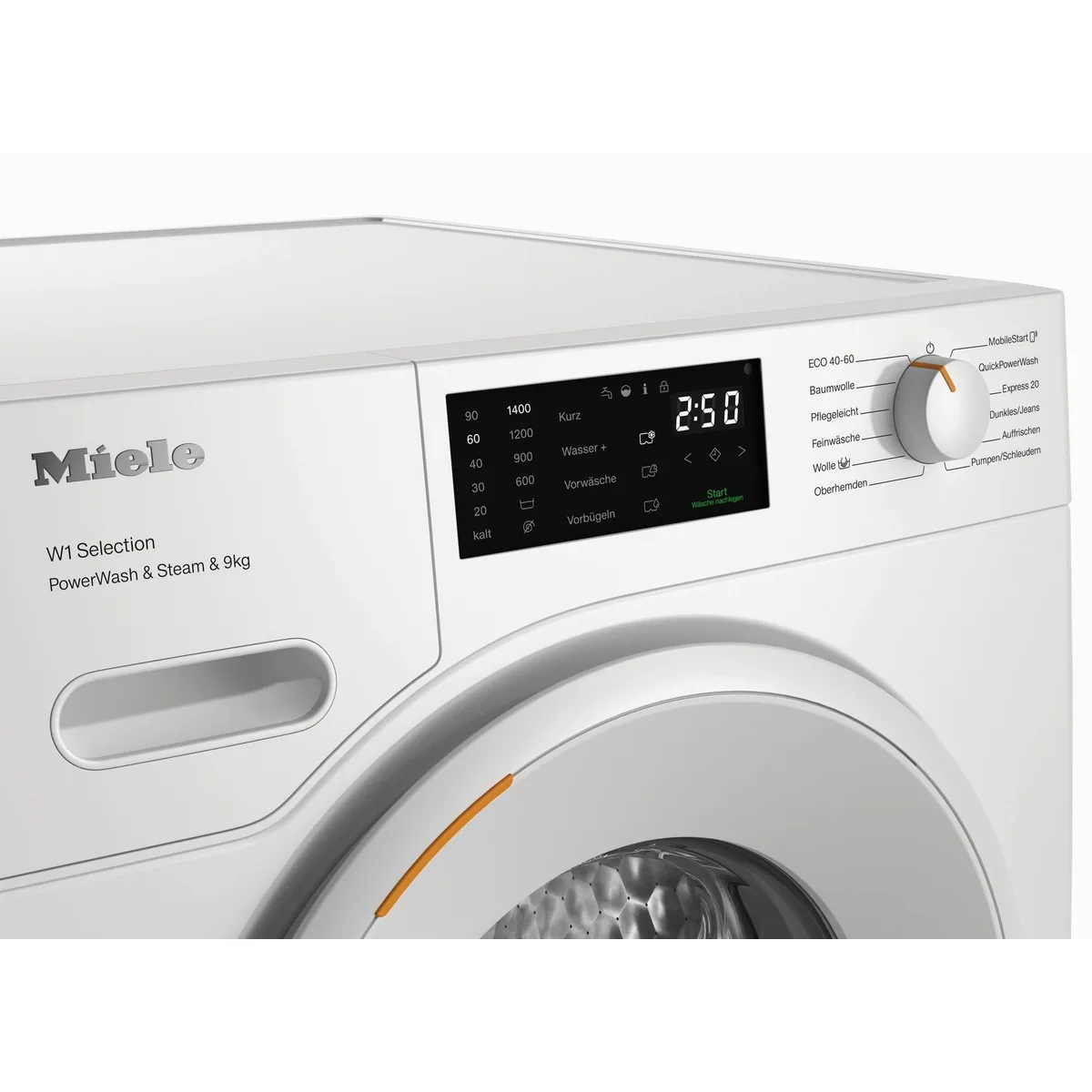 Miele WSD383 WCS PWash&Steam, 9 kg, 1400 U/min — effiziente Wäschepflege, 25 Jahre Motorgarantie, innovative Schaumerkennung 3