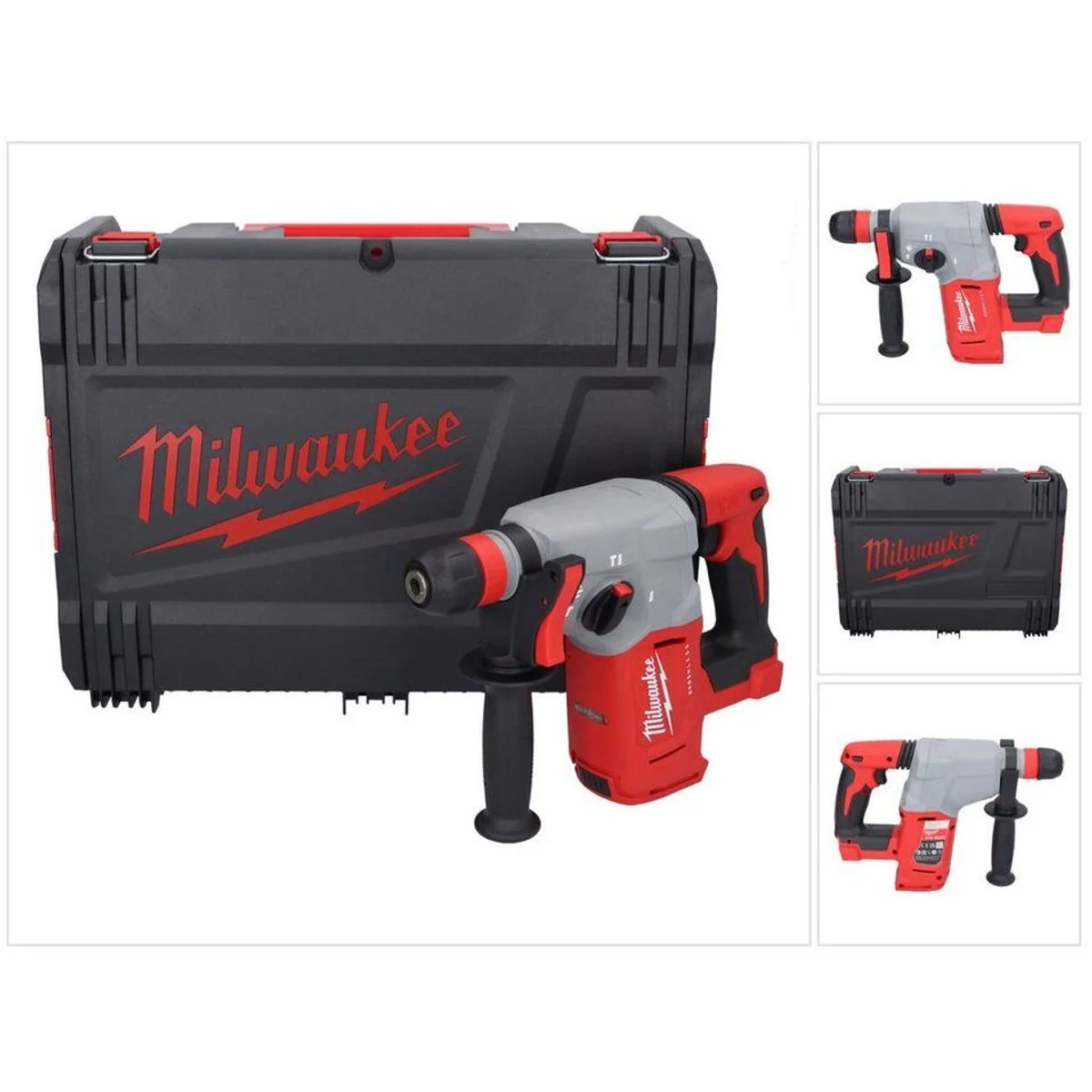Milwaukee M18 BLHX Akku Kombihammer, bürstenloser Motor, 2,3 J Schlagenergie, kompakt und ergonomisch