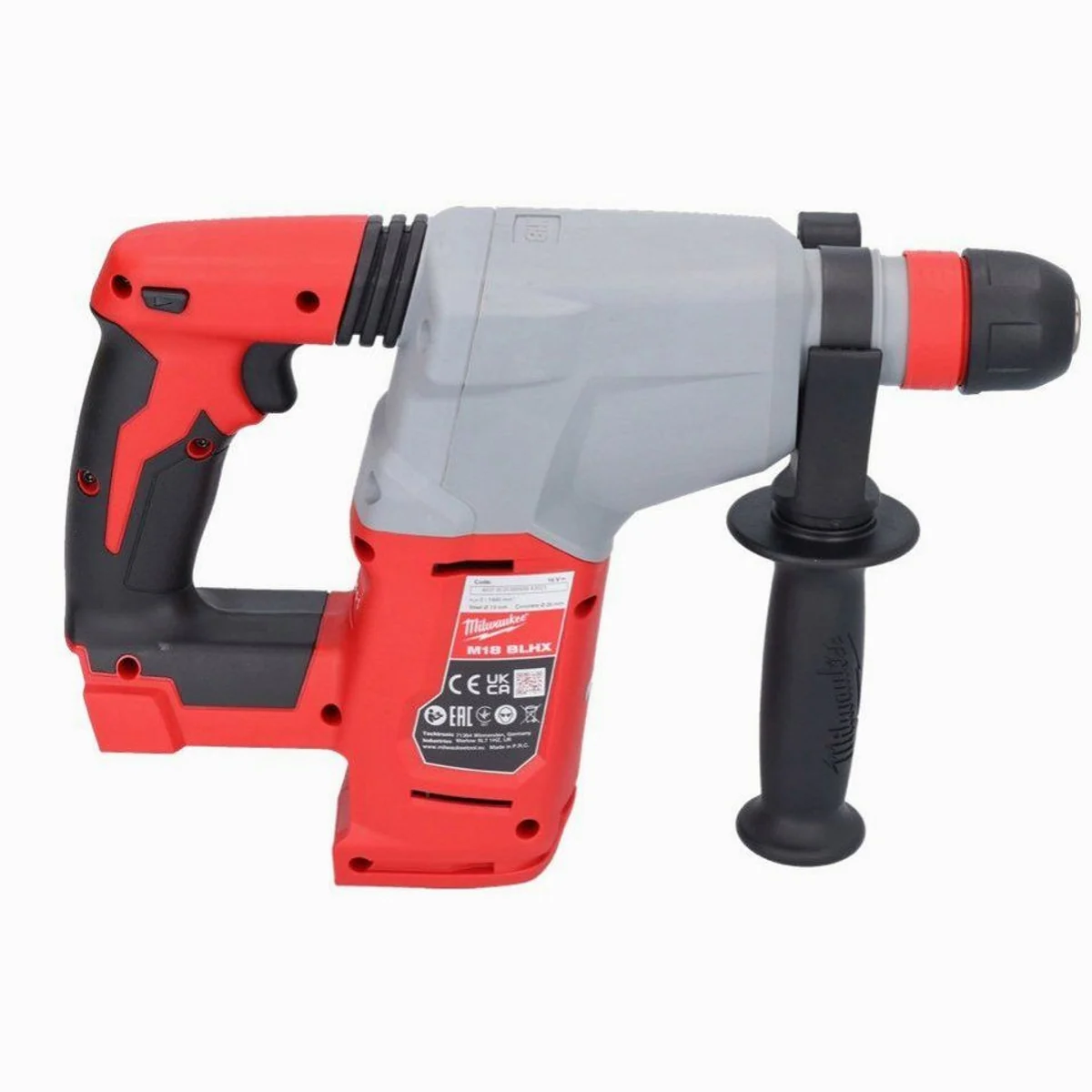 Milwaukee M18 BLHX Akku Kombihammer, bürstenloser Motor, 2,3 J Schlagenergie, kompakt und ergonomisch 5