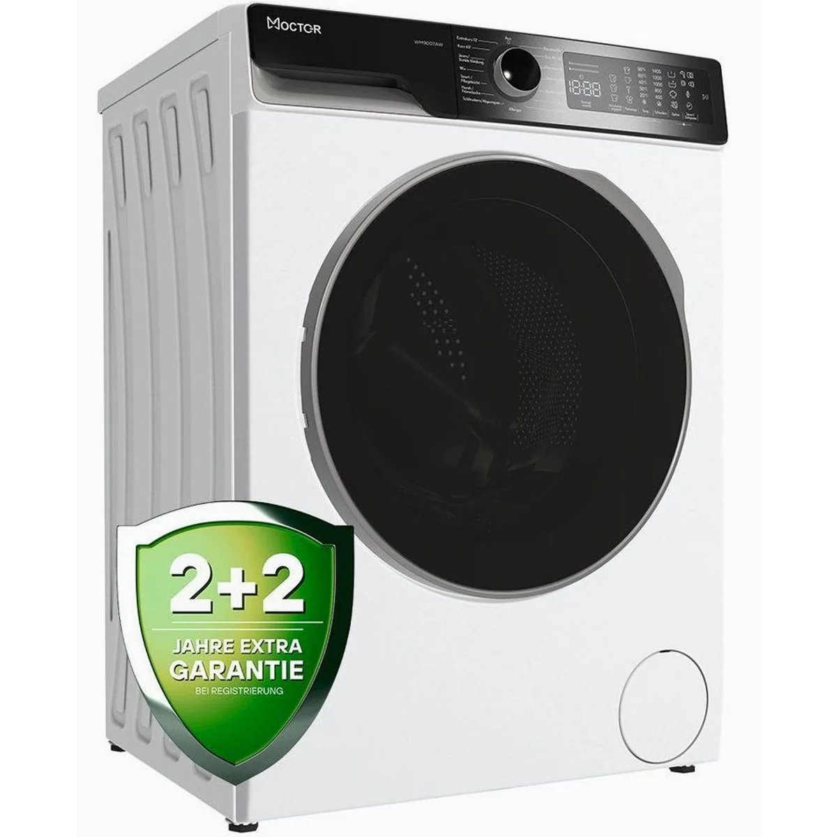 MOCTOR Waschmaschine Serie 9 WM9007AW, 7 kg, 1400 U/min, WiFi, Dampffunktion