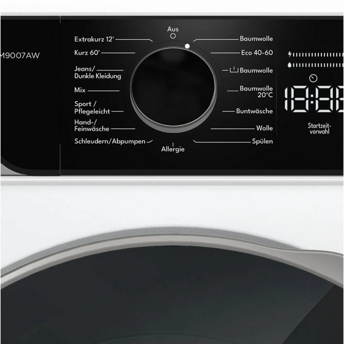 MOCTOR Waschmaschine Serie 9 WM9007AW, 7 kg, 1400 U/min, WiFi, Dampffunktion 4