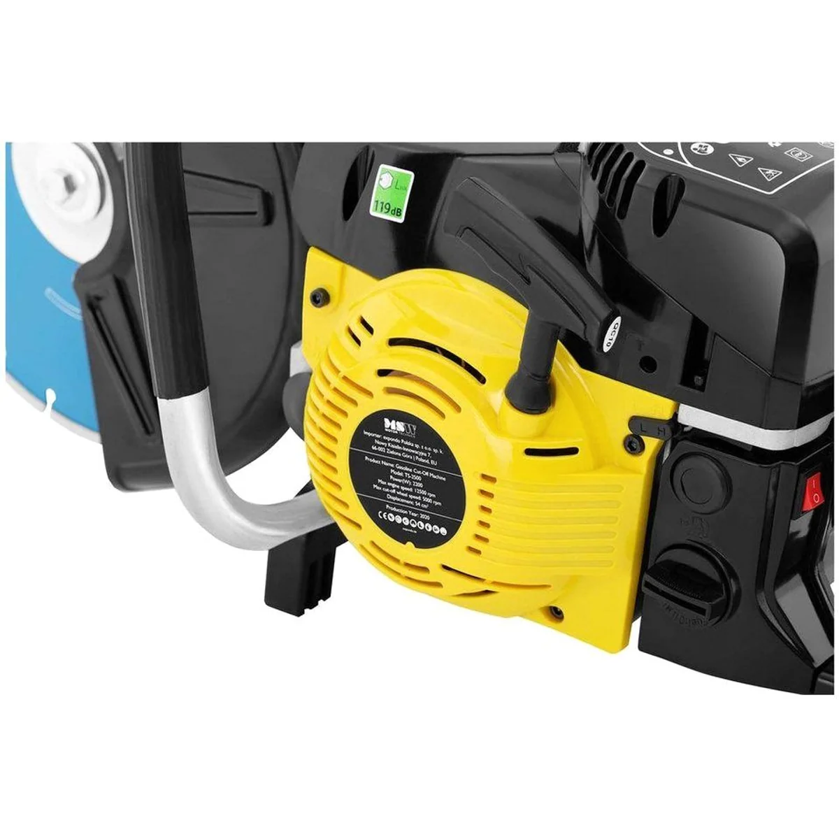 MSW TS-2500 Trennschleifer, 2.500 W, 300 mm Trennscheibe, Wasserkühlung 2