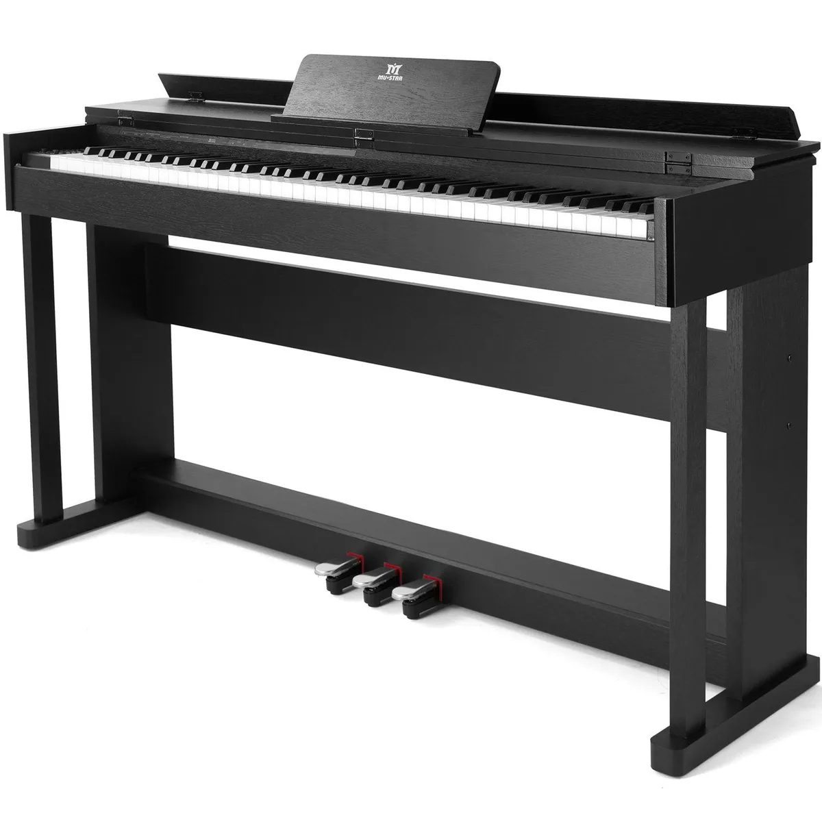 MUSTAR Digitalpiano E-Piano, Hammermechanik, 88 Tasten, USB/MIDI-Anschluss