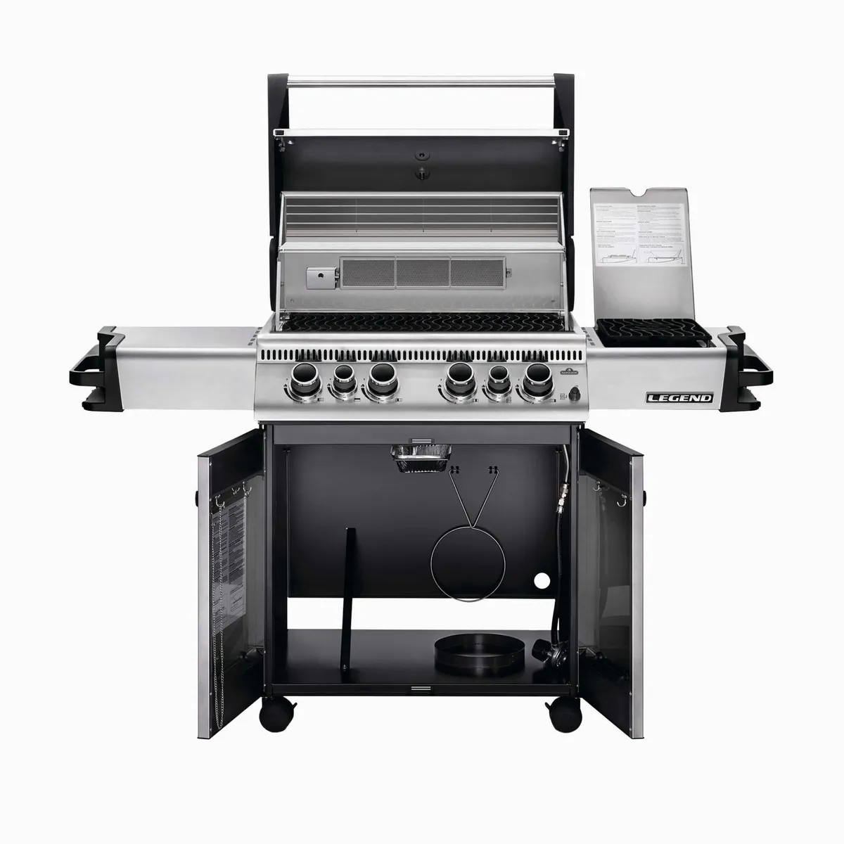 Napoleon Legend 485 Edelstahl Gasgrill, mit Sizzle Zone und Heckbrenner 3