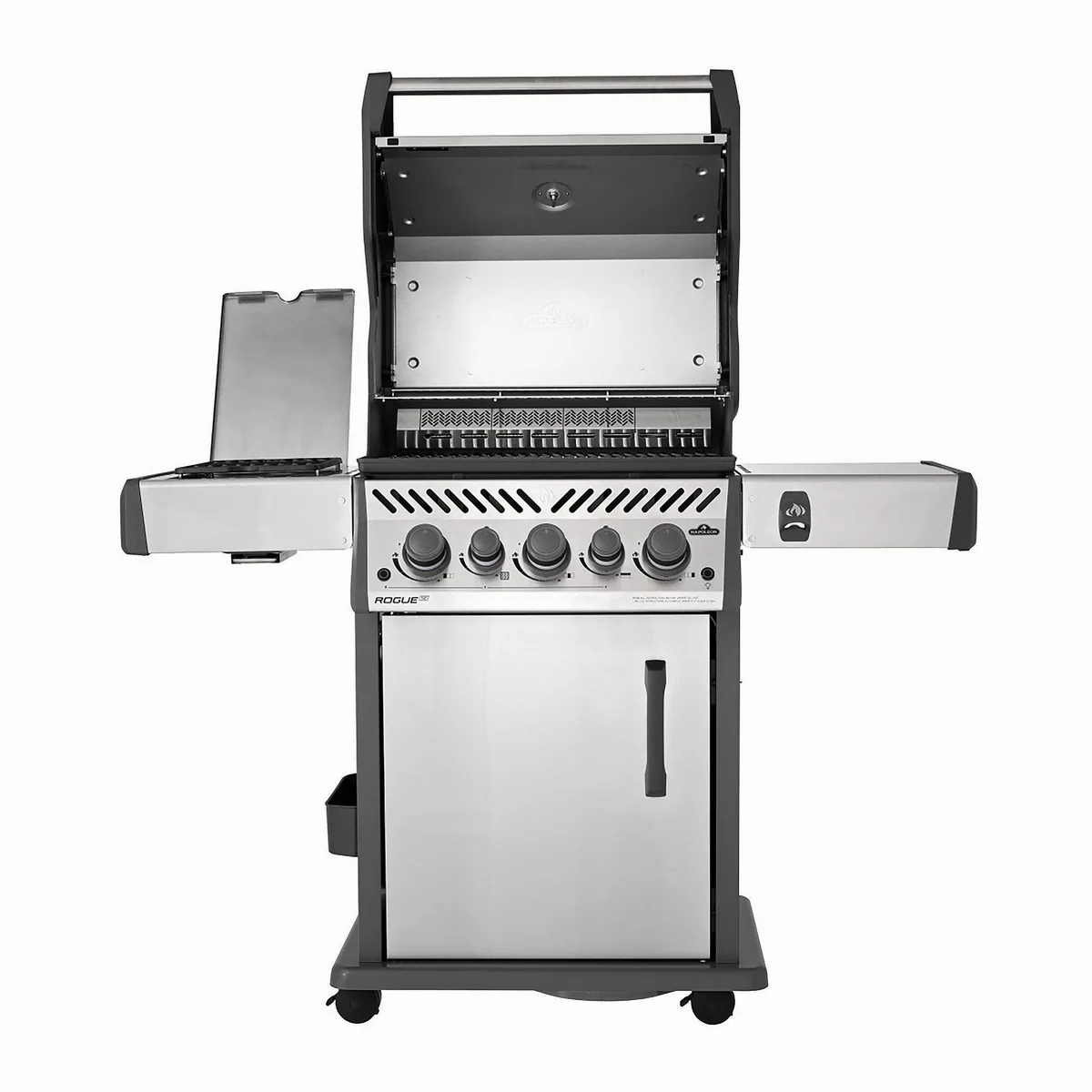 Napoleon Rogue SE 425 Gasgrill, Hochwertige Edelstahlbrenner, Infrarot-Heckbrenner, Sizzle Zone 4