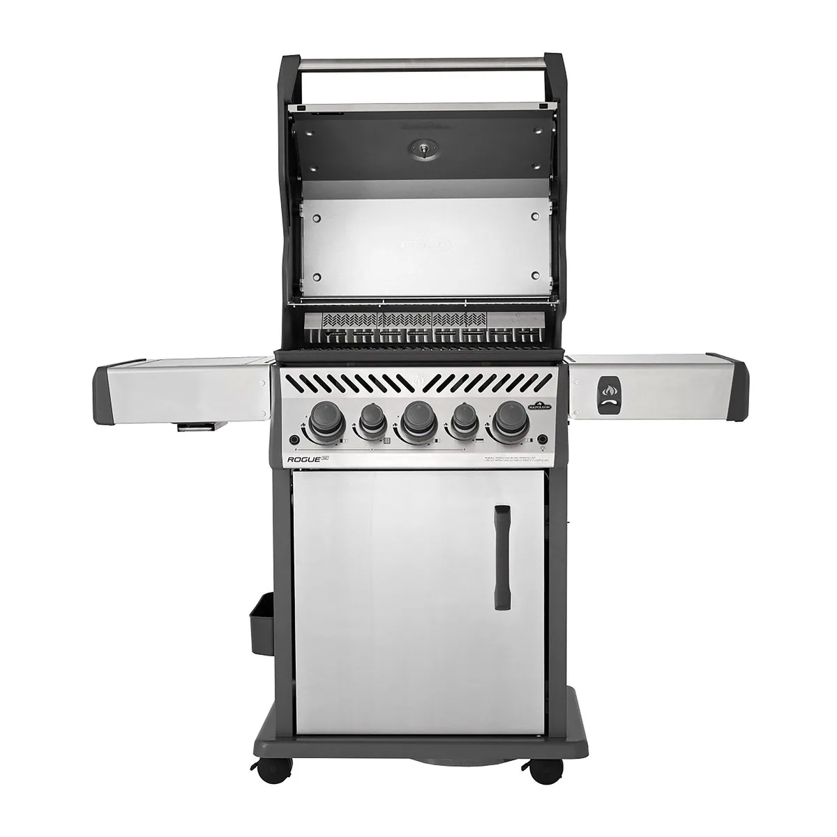 Napoleon Rogue SE 425 Gasgrill, Hochwertige Edelstahlbrenner, Infrarot-Heckbrenner, Sizzle Zone 5