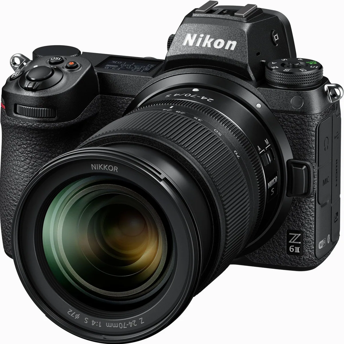 Nikon Z 6II KIT 24-70 mm 1:4 S, 24,5 MP, WLAN-Bluetooth-Konnektivität