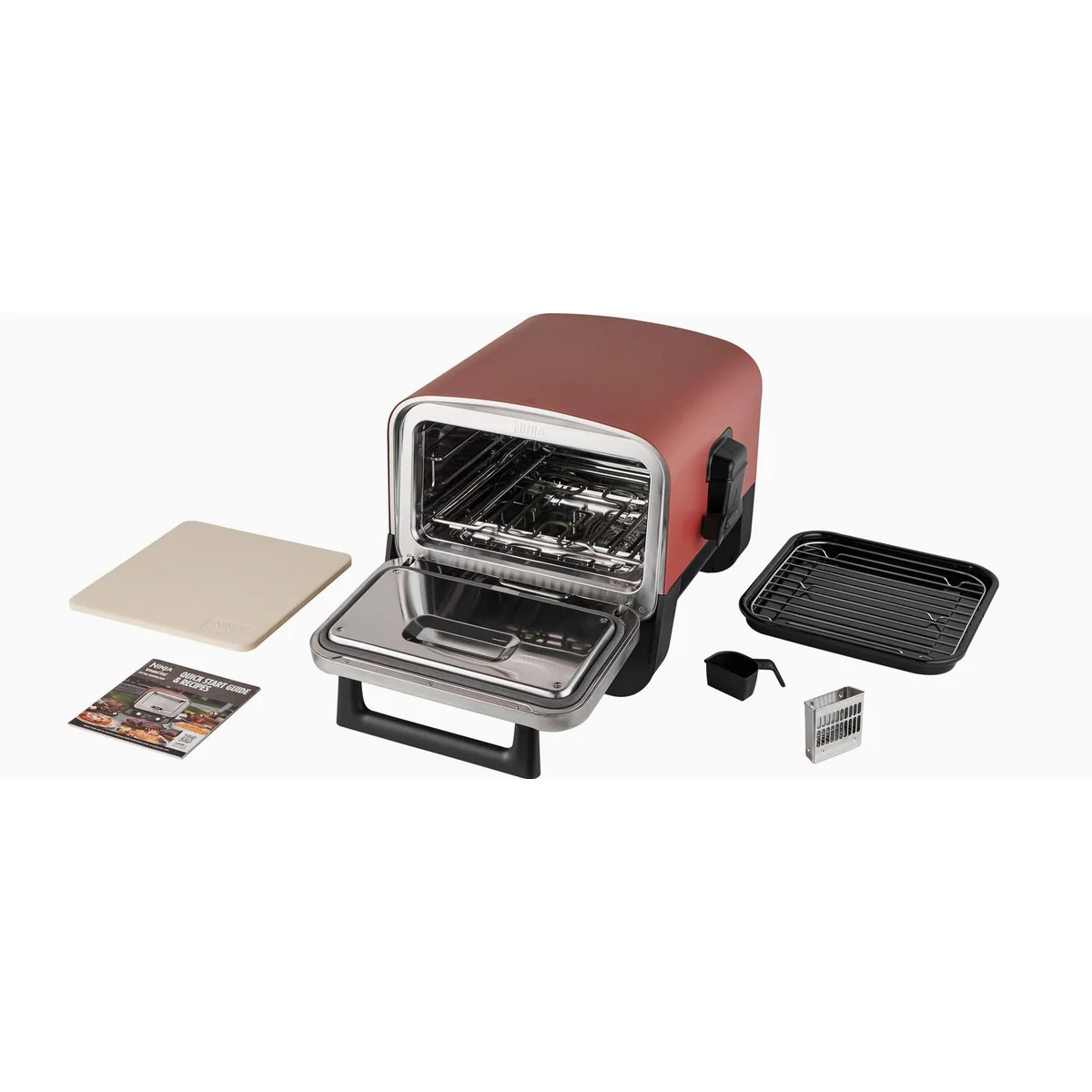 NINJA Multiofen OO101EU, 8-in-1 Outdoor-Kochgerät mit Woodfire-Technologie 2
