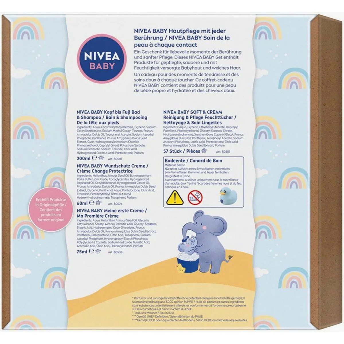 Nivea Hallo Kleines Wunder Pflege-Set, sanfte Reinigung, gezielte Pflege, praktische Begleiter 2