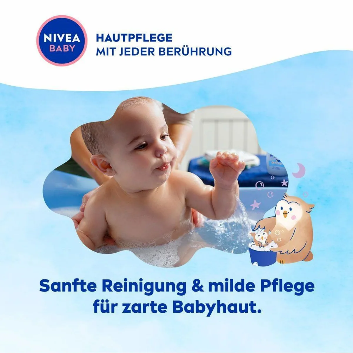 Nivea Hallo Kleines Wunder Pflege-Set, sanfte Reinigung, gezielte Pflege, praktische Begleiter 4