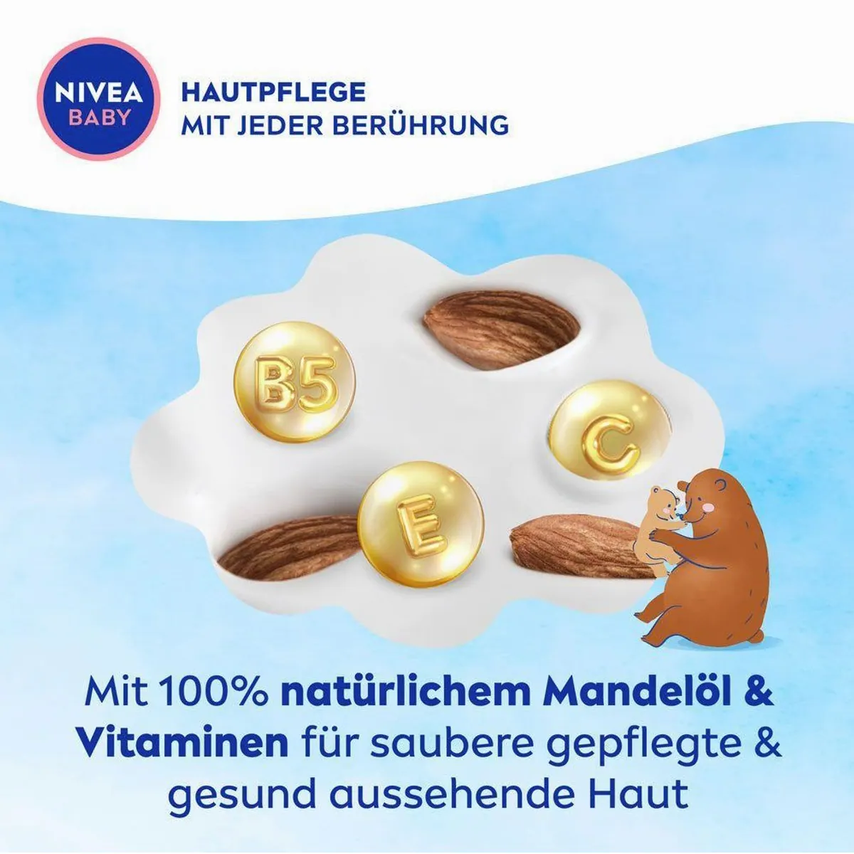 Nivea Hallo Kleines Wunder Pflege-Set, sanfte Reinigung, gezielte Pflege, praktische Begleiter 5