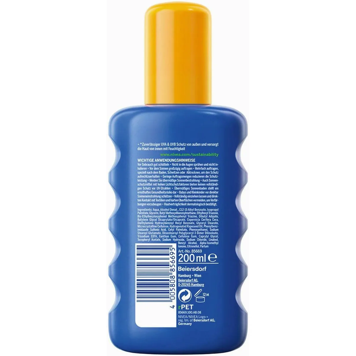 Nivea Sun UV Gesichts- und Körperschutz Set, LSF 50 & LSF 50+, wasserfest, für empfindliche Haut 2