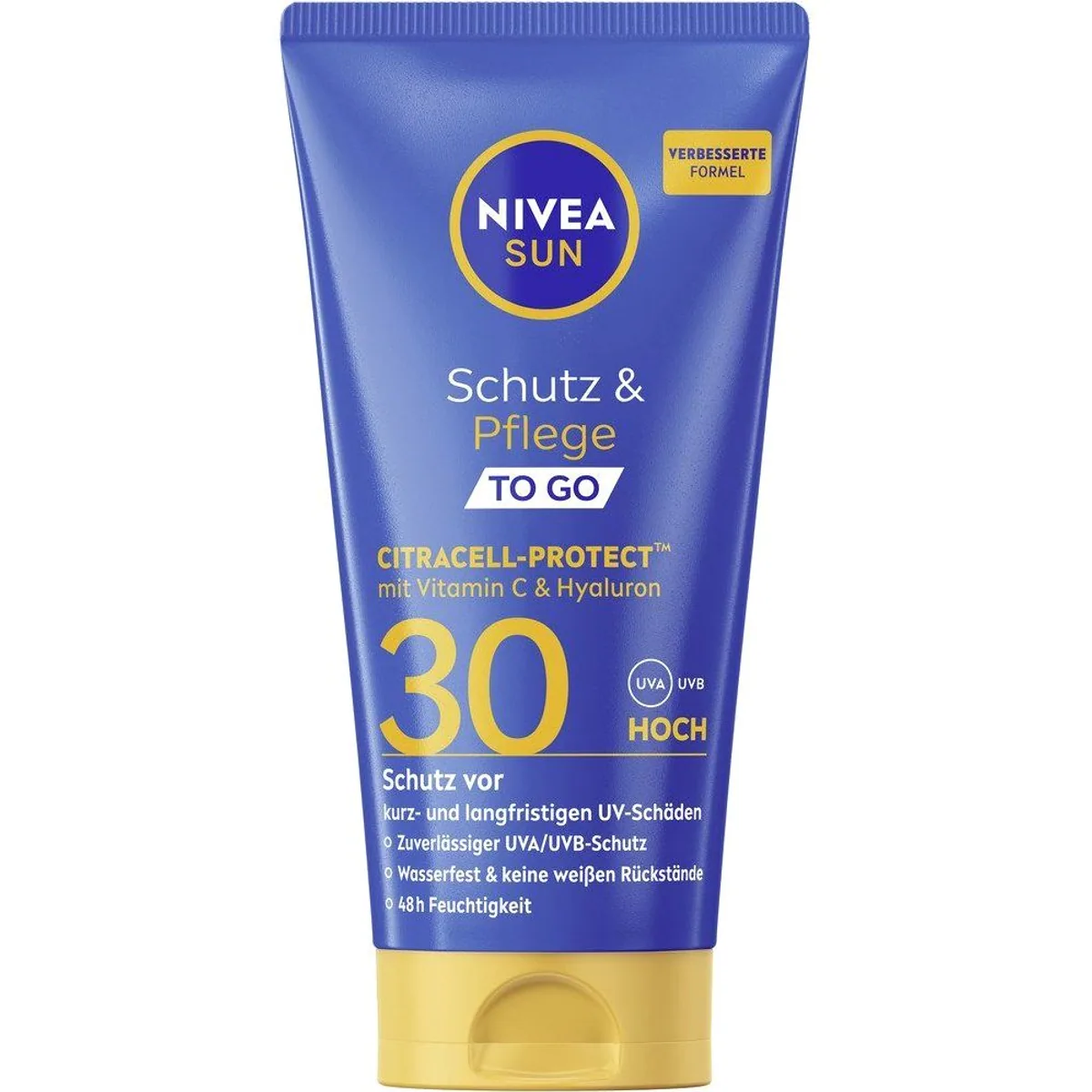 Nivea Sun Schutz & Pflege Spray LSF50+, feuchtigkeitsspendend, praktische To-Go Größe 4