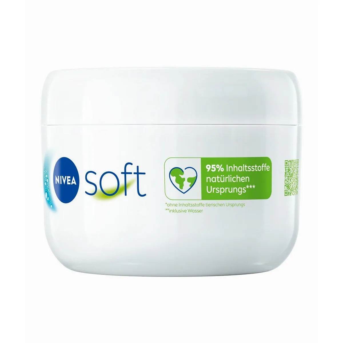 Nivea Soft Feuchtigkeitscreme, 48h intensive Feuchtigkeit, vegane Formel, 3 x 375ml 4