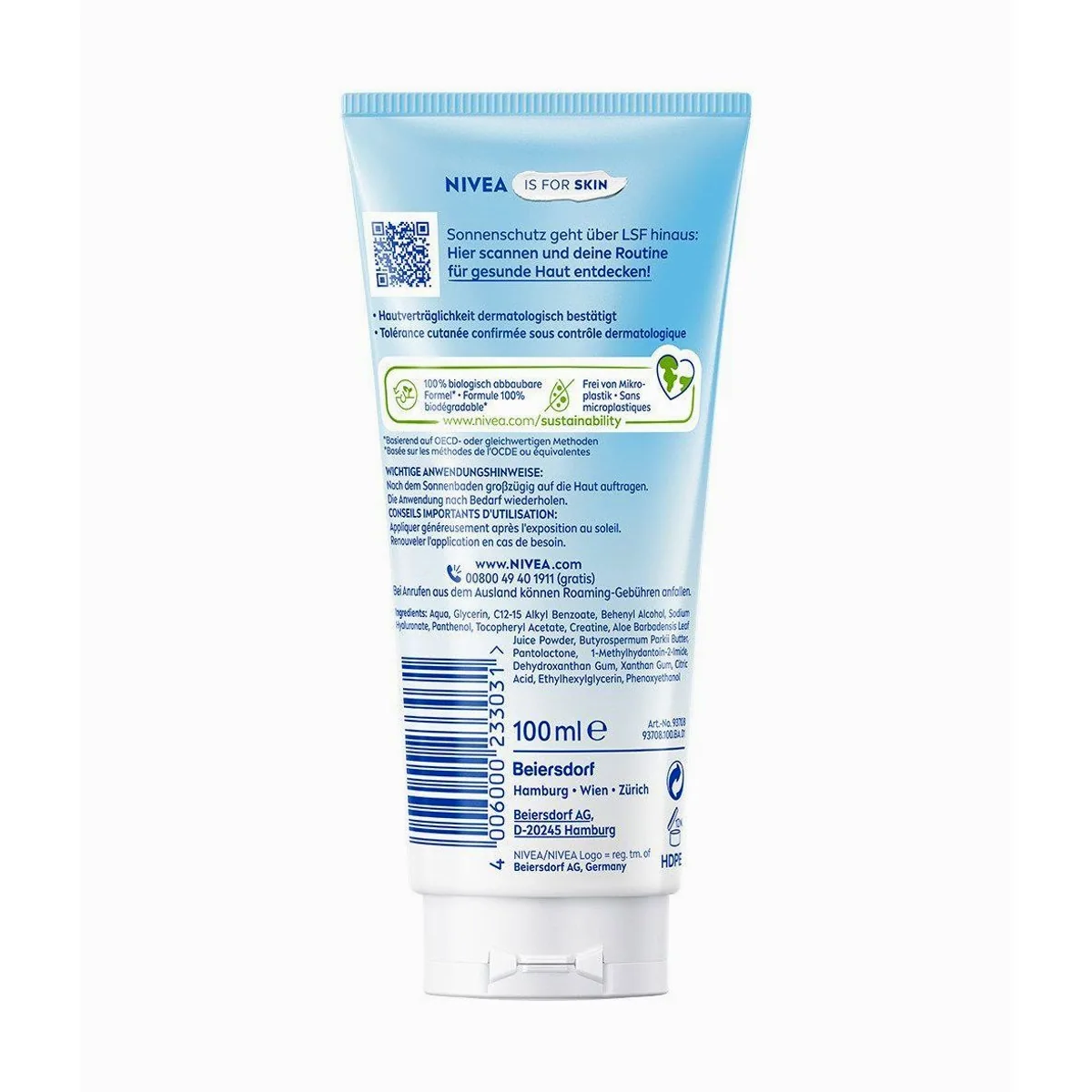Nivea Sun After Sun Serum, intensiv feuchtigkeitsspendend mit Bio-Aloe Vera — 2 x 100ml Set 3