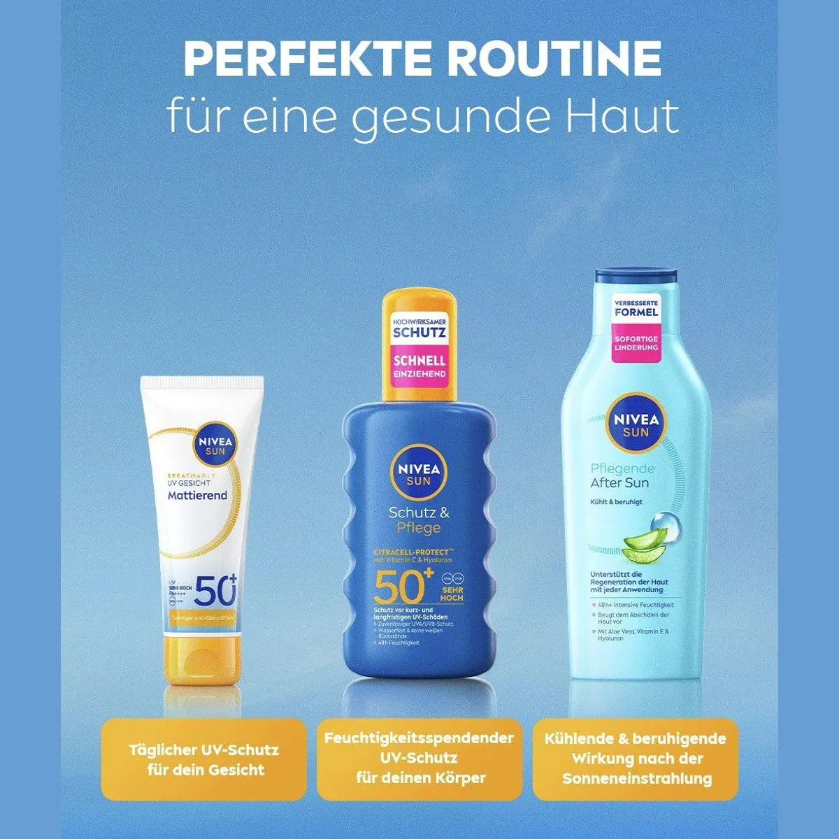 Nivea Sun Sonnenschutzspray LSF 50+, optimaler Schutz & intensive Pflege 5