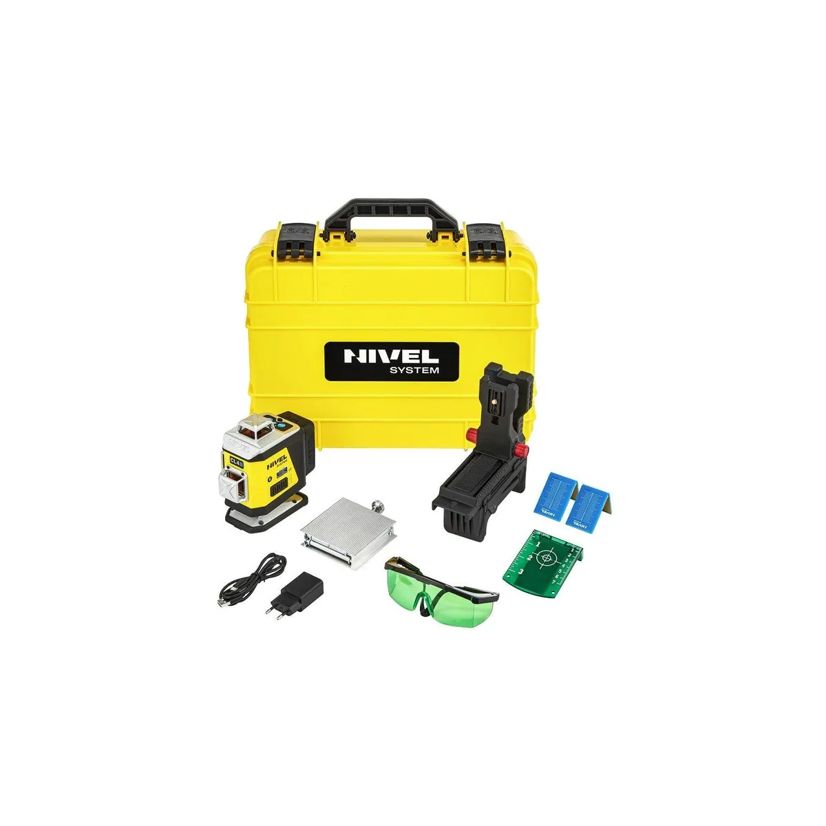 Nivel System CL4B Kreuzlinienlaser, 4D Multilaser mit Bluetooth und IP54 Schutz