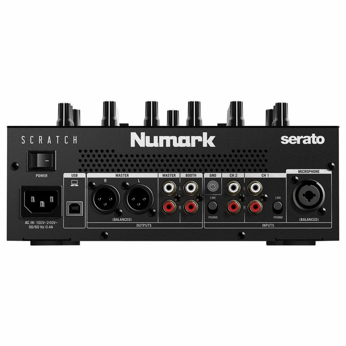 Numark Scratch DJ Controller, 2-Kanal-Mixer, robuste Bauweise, nahtlose Software-Anbindung 3