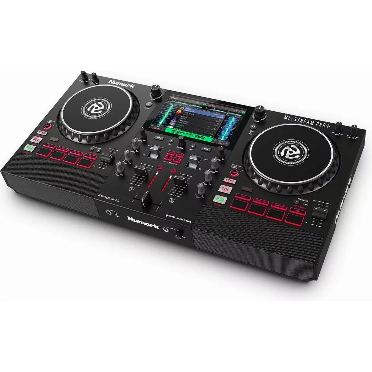 Numark Mixstream Pro+, modernes DJ-Controller mit Cloud-Anbindung, vielseitige Konnektivität 2