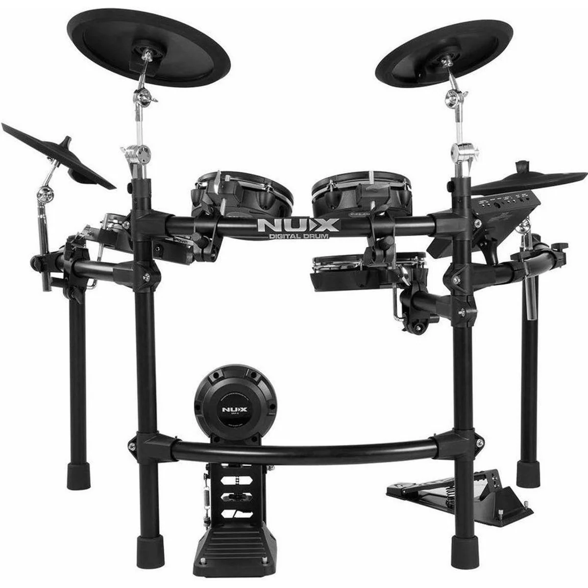 Nux DM-7X E-Drum Set, authentisches Spielgefühl, vielseitige Übungsfunktionen, Bluetooth-Konnektivität 3