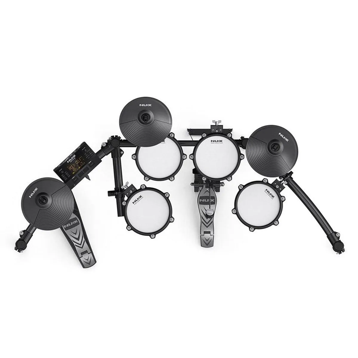 Nux DM-210 E-Drum, authentisches Spielgefühl, platzsparend, vielseitige Soundmöglichkeiten 2