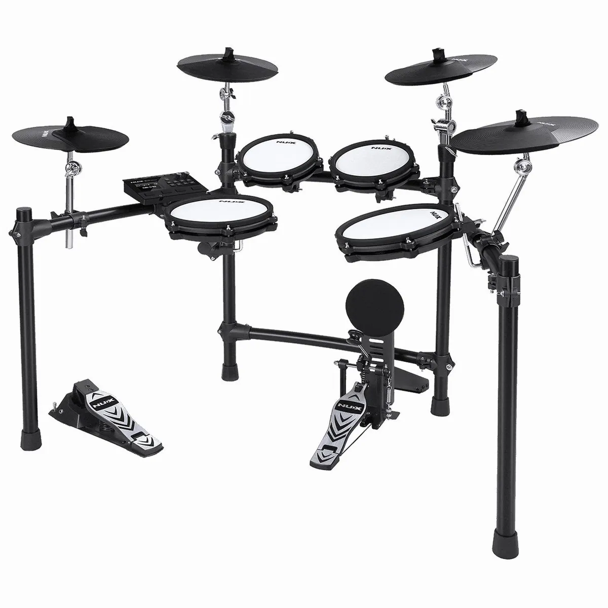 Nux DM-310 E-Drum, realistisches Spielgefühl, umfassende Soundbibliothek
