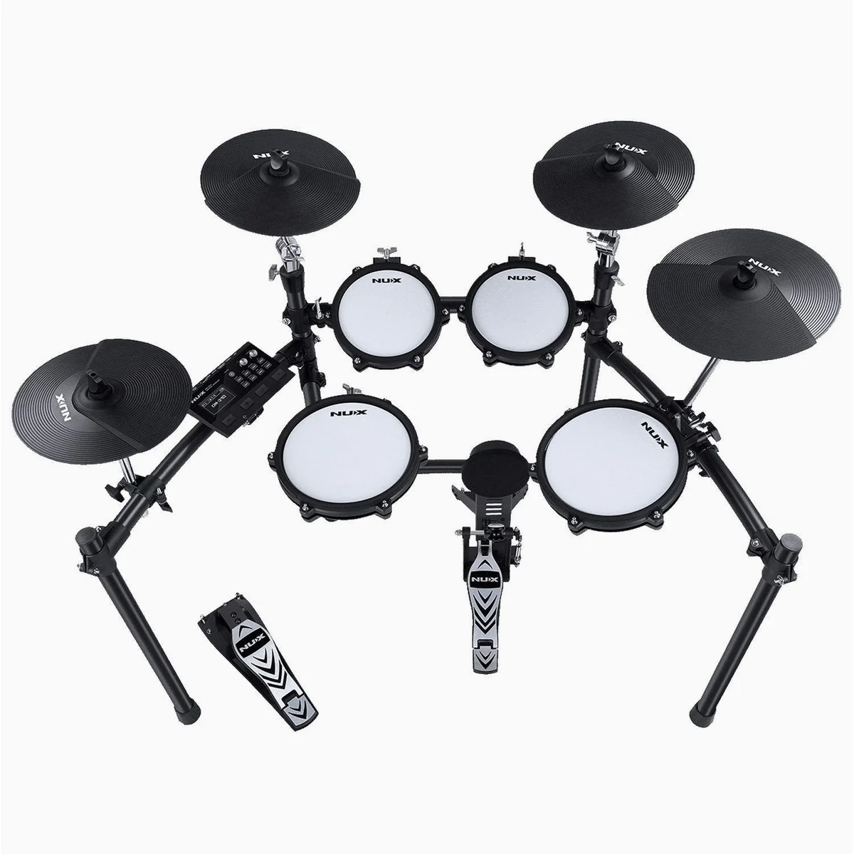Nux DM-310 E-Drum, realistisches Spielgefühl, umfassende Soundbibliothek 3