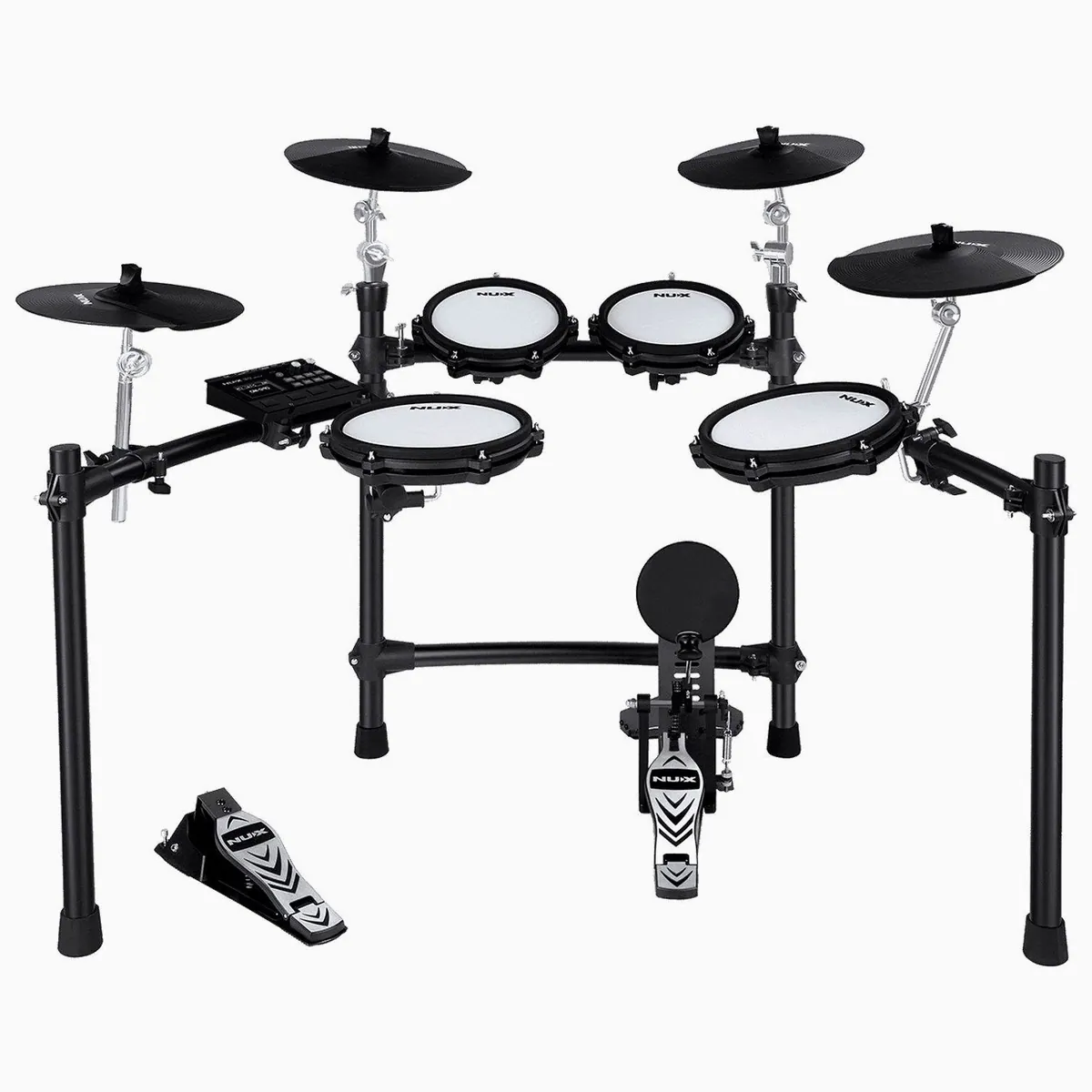 Nux DM-310 E-Drum, realistisches Spielgefühl, umfassende Soundbibliothek 4