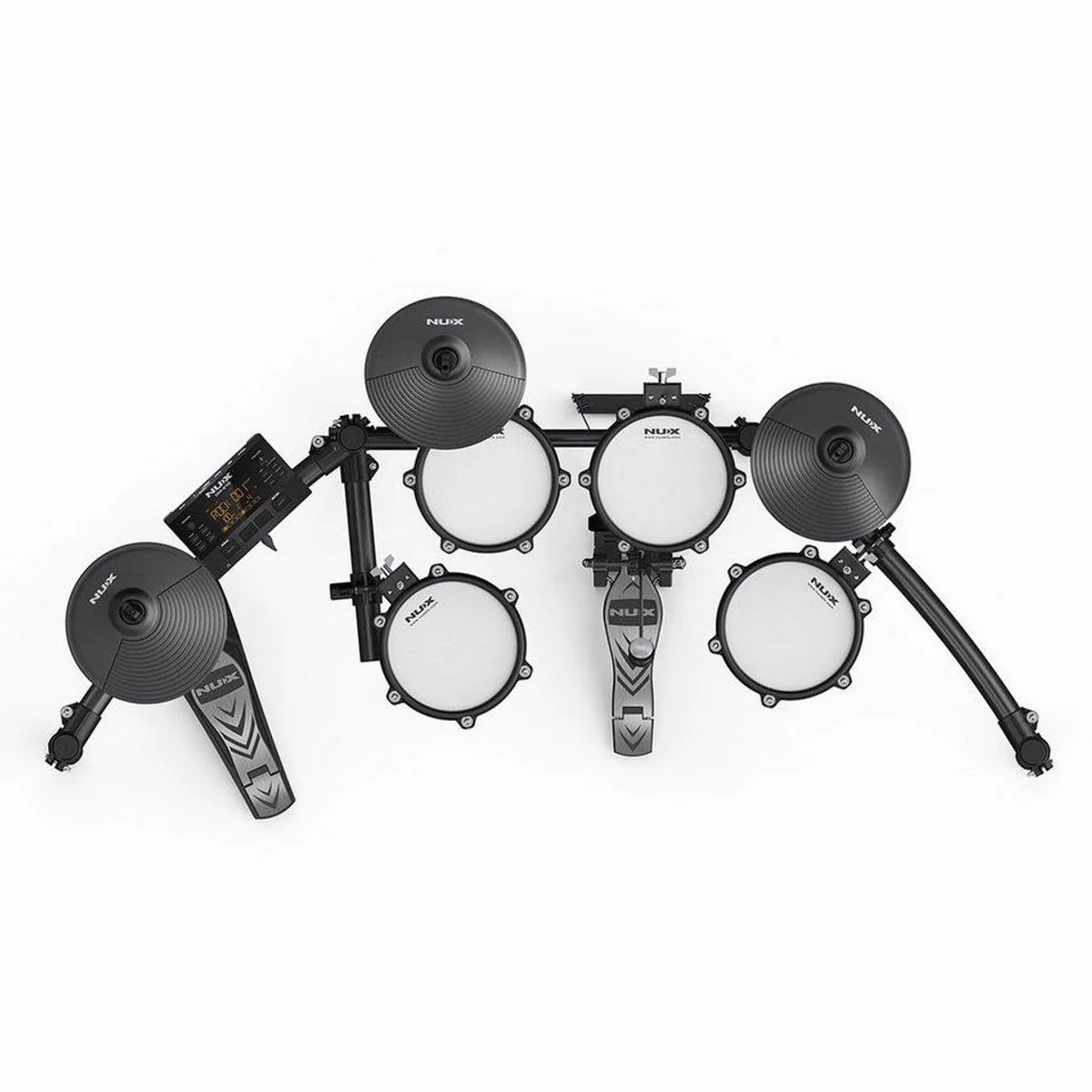 Nux DM-210 E-Drum Set, authentisches Spielgefühl, vielseitige Drum-Kits, platzsparendes Design 2