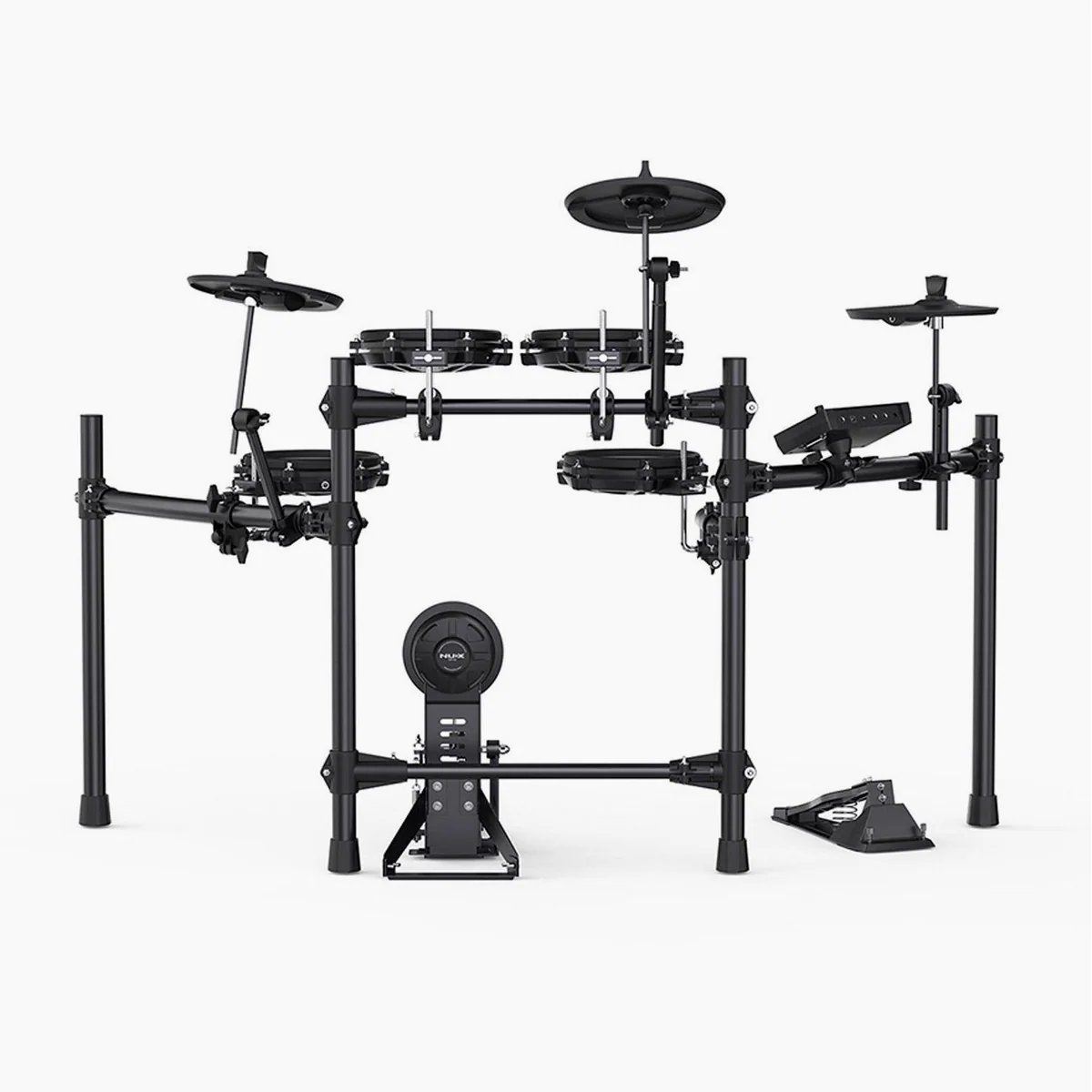 Nux DM-210 E-Drum Set, Authentisches Spielgefühl, Inklusive DA-30BT Verstärker 4