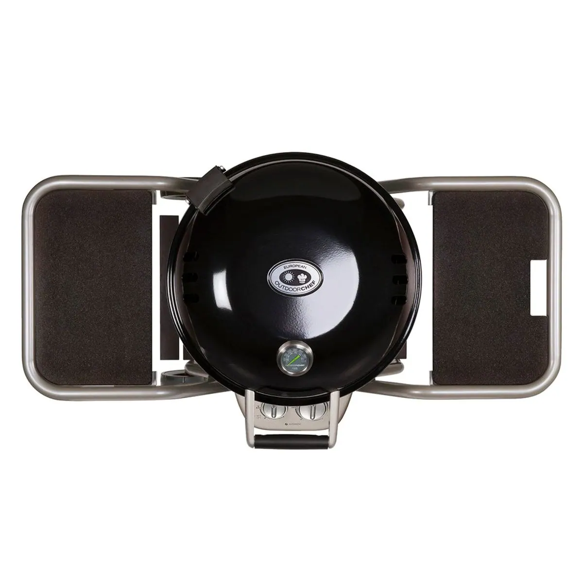 Outdoorchef Montreux 570 G, 2-Ring-Brennersystem, Easy Flip Trichtersystem, integriertes Thermometer 3
