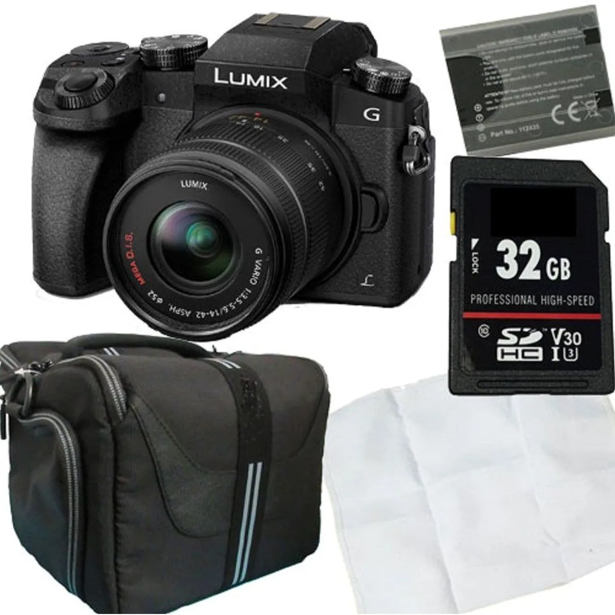 Panasonic LUMIX G DMC-G70KAEGK, 14-42 mm Objektiv, umfangreiches Zubehörset