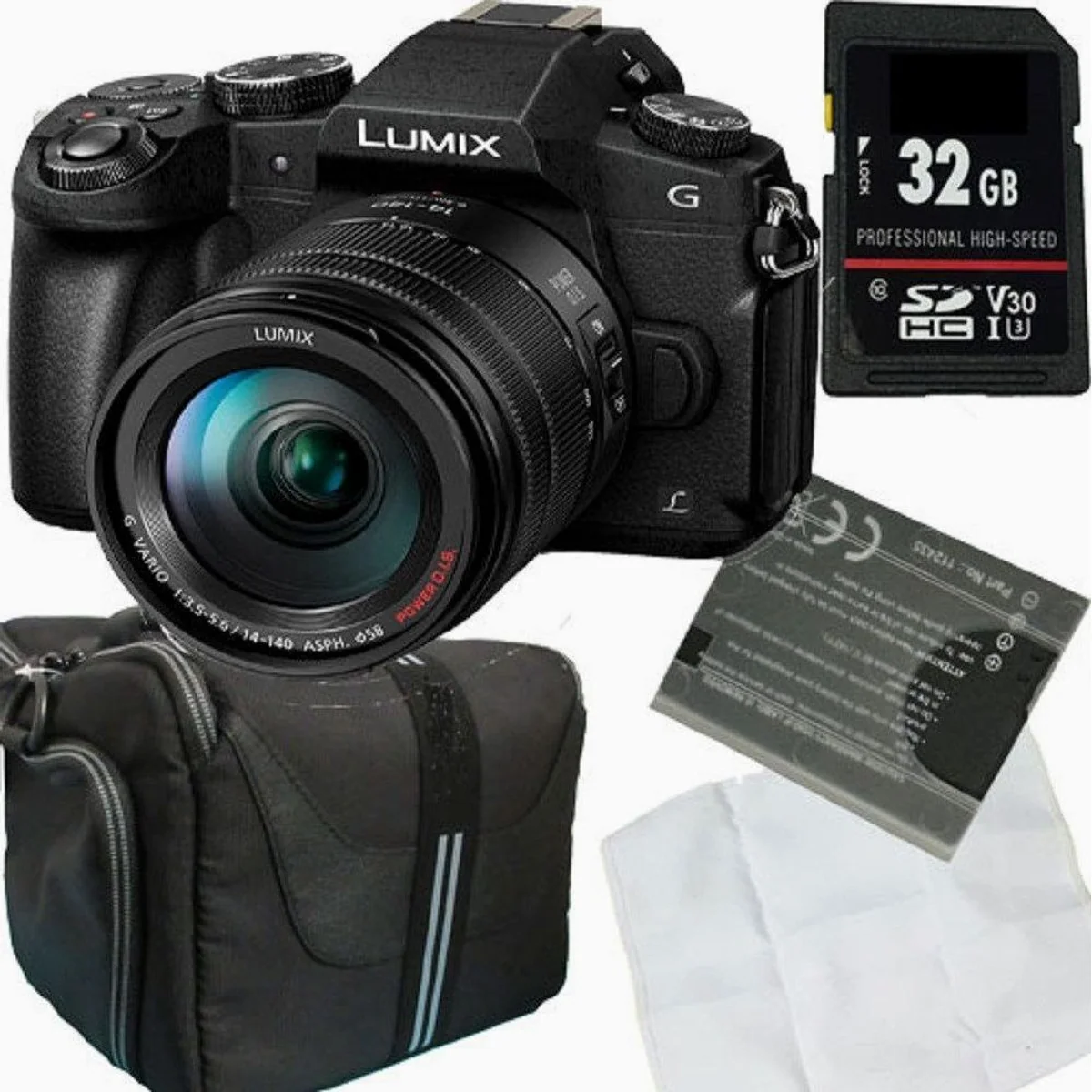 Panasonic Lumix G81HA+G, vielseitige Systemkamera mit 14-140 mm Objektiv