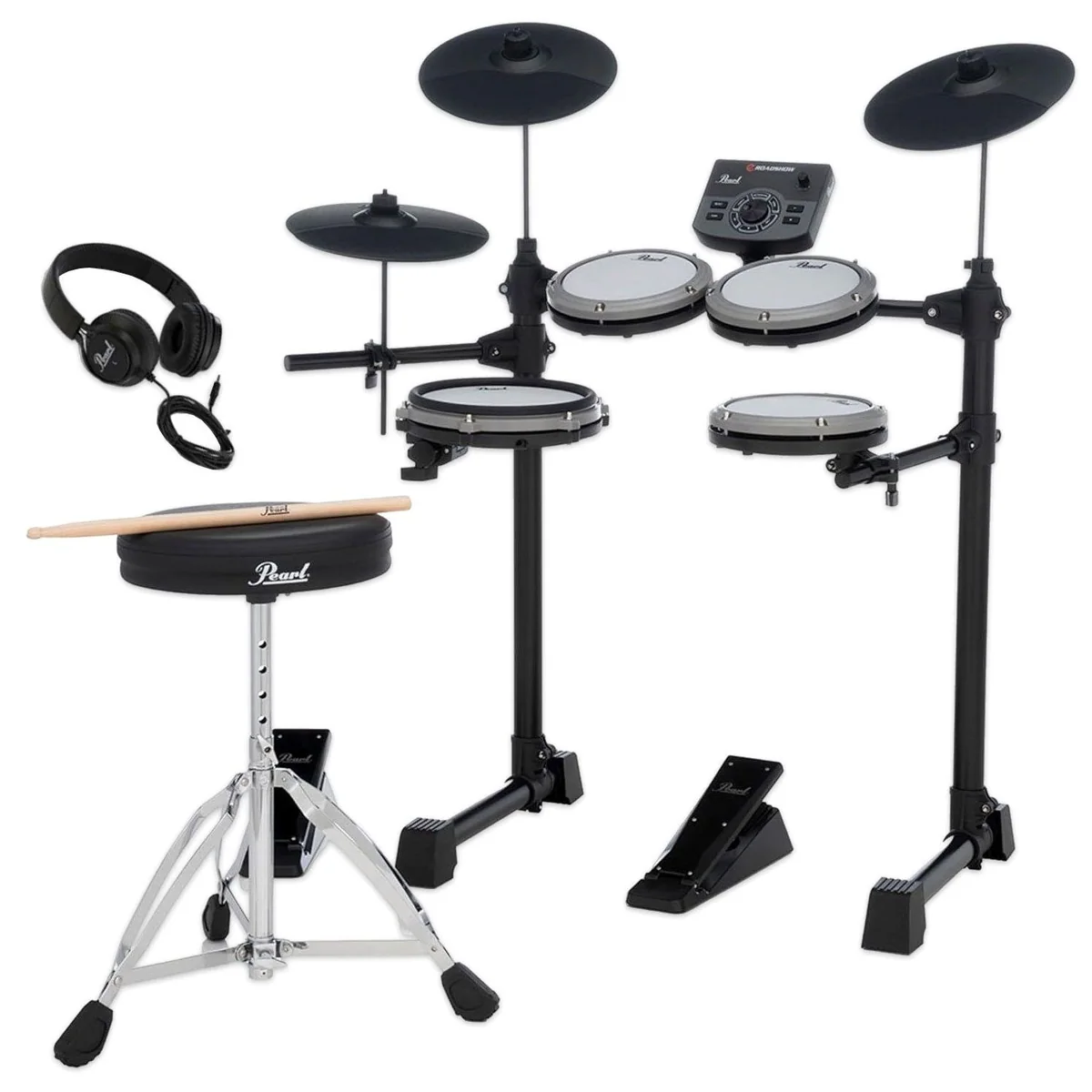 Pearl Drums ERS-1000 eRoadshow E-Drum, vielseitige Soundpalette, kompakte Bauweise