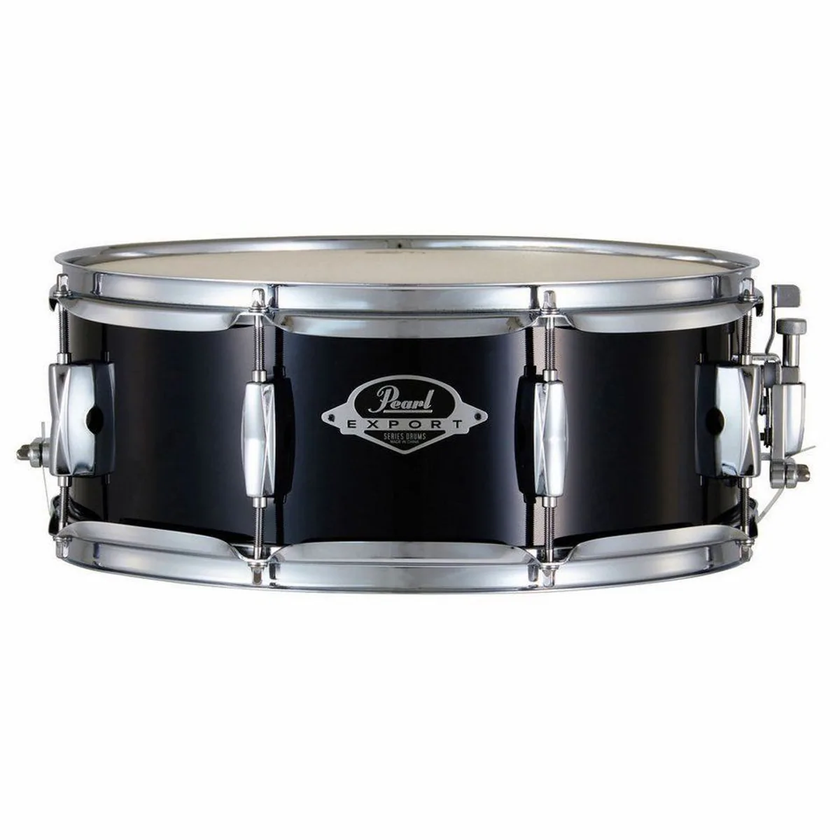 Pearl Drums Export EXX725Z-C31 Schlagzeug, Komplettset mit Sabian Beckenset, Jet Black Finish 5