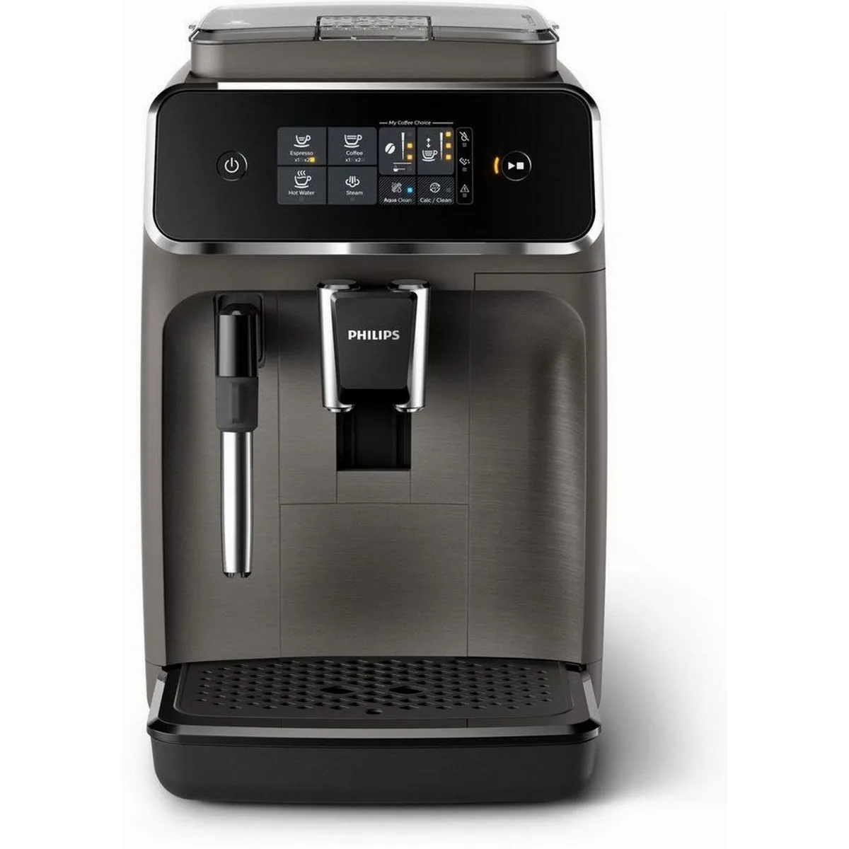 Philips Kaffeevollautomat, Sensortouch Oberfläche, Keramikmahlwerk, Milchaufschäumer