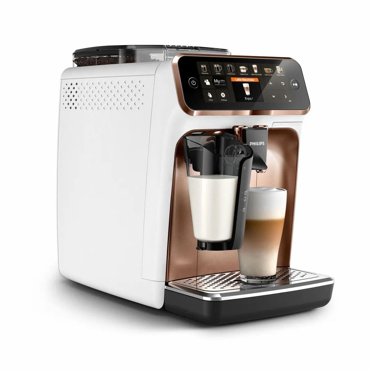 Philips EP5443/70 Kaffeevollautomat, 12 Kaffeespezialitäten, LatteGo Milchsystem, 4 Benutzerprofile 2