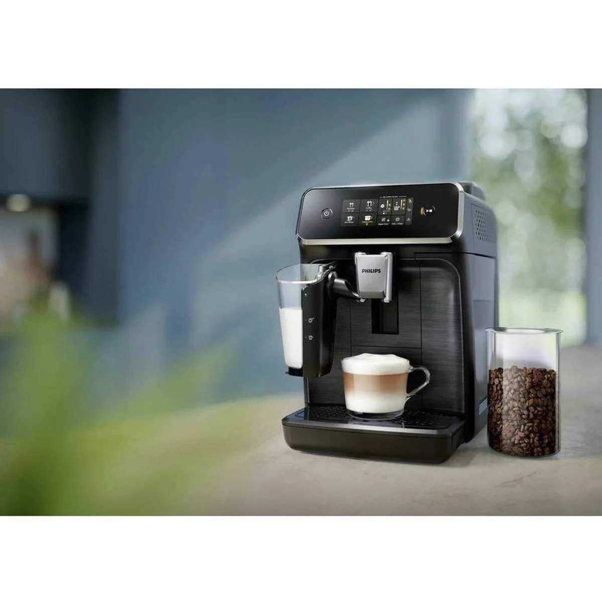 Philips Kaffeevollautomat LatteGo, komfortable Reinigung, vielfältige Kaffeevariationen, flüsterleise Technologie 3