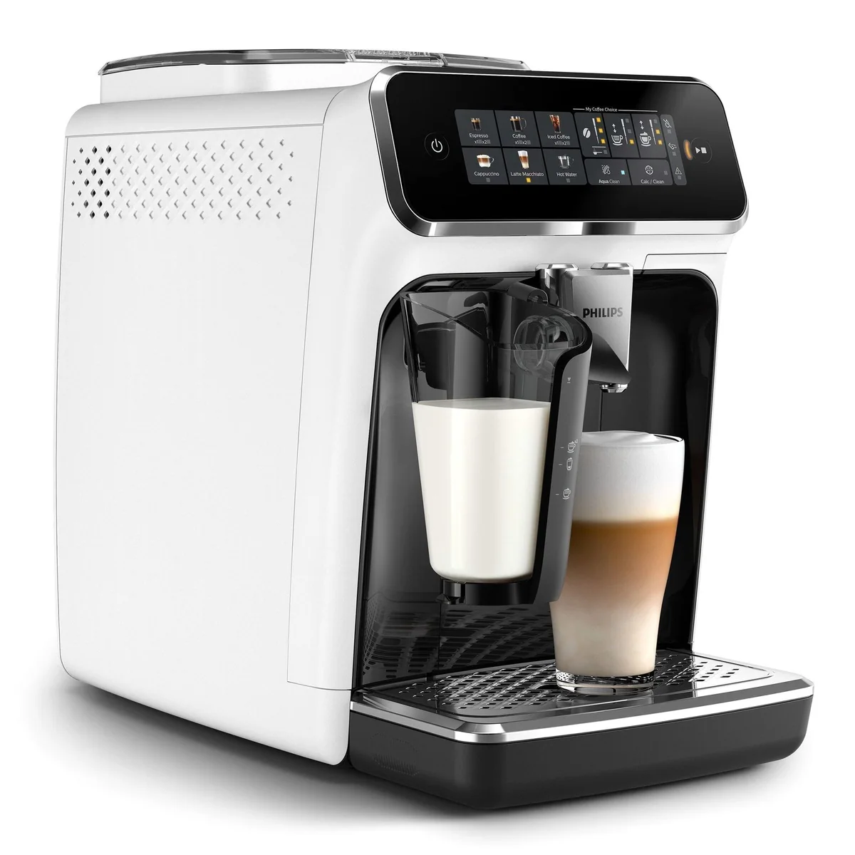Philips Kaffeevollautomat EP3343/50, 6 Getränkevarianten, LatteGo-Milchsystem — SilentBrew Technologie 3